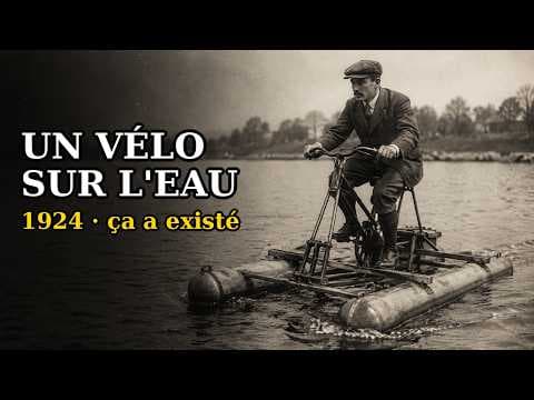 Le vélo qui roulait sur l'eau (l'invention oubliée de 1924