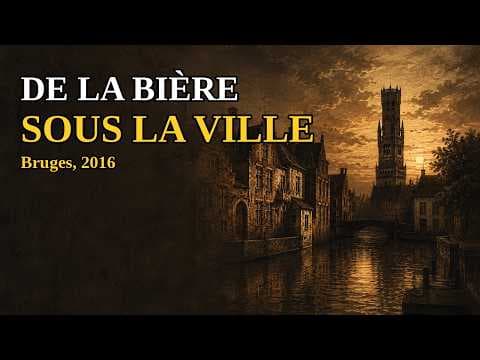 SOUS BRUGES COULE UNE RIVIÈRE DE BIÈRE CACHÉE